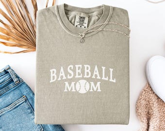 Baseball Mom Shirt for Game Day, Baseball Mom T Shirt, Baseball Mama Tee, Mothers Day Gift for Baseball Mom, Gameday Baseball,Sports Mom Tee