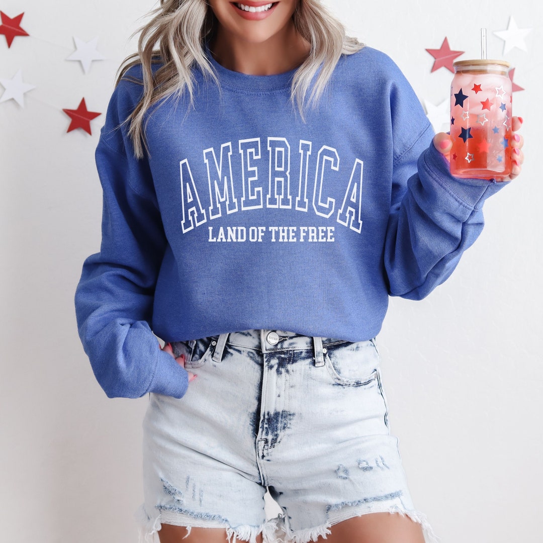 American Striped Sweatshirt