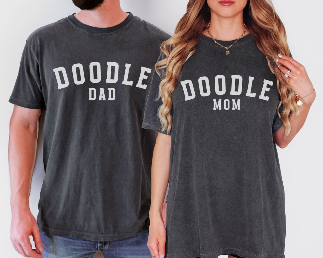 Doodle Mom And Dad Shirts, Dog Mom And Dog Dad T Shirts, Golden Doodle