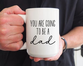 First Time Dad Gift, Pregnancy Reveal, Gifts For New Dad, Gift From Wife, Mug For New Dad, Boyfriend Fiance Husband Gifts, Father's Day Gift