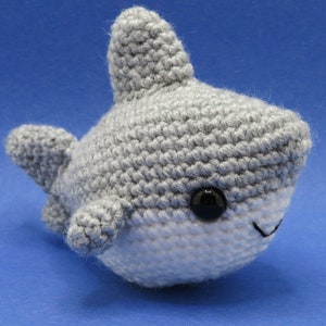Crochet Shark Plush | Tiny Gray Shark Toy