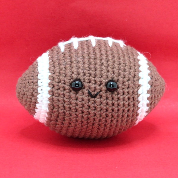 Tiny Football Plush Crochet Amigurumi Toy