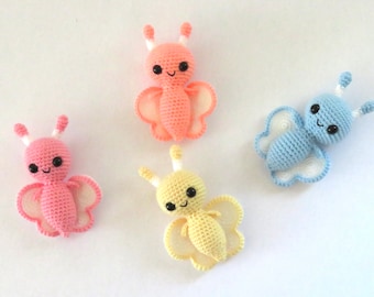 Mini Butterfly Plush Crochet Amigurumi Toys