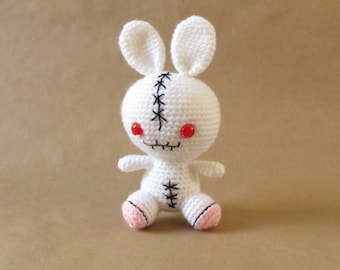 Zombie Bunny Plush Crochet