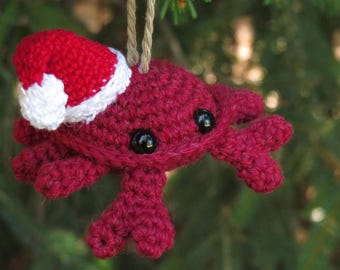 Crab Christmas Ornament