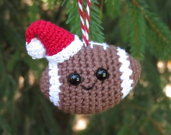 Football Christmas Ornament