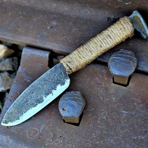 Novelty Brut-de-Forge Railroad Spike Knife