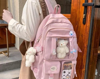 Bag pack / rucksack super cute with accessories