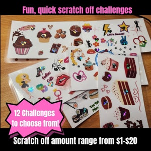 Scratch off Savings Challenges