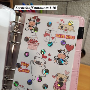 Hey cutie scratch off Savings challenge