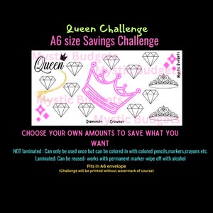 Queen A6 Size savings challenge