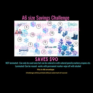 Winter Blue Savings Challenge