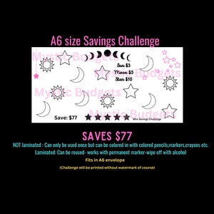 Moon & Stars savings challenge