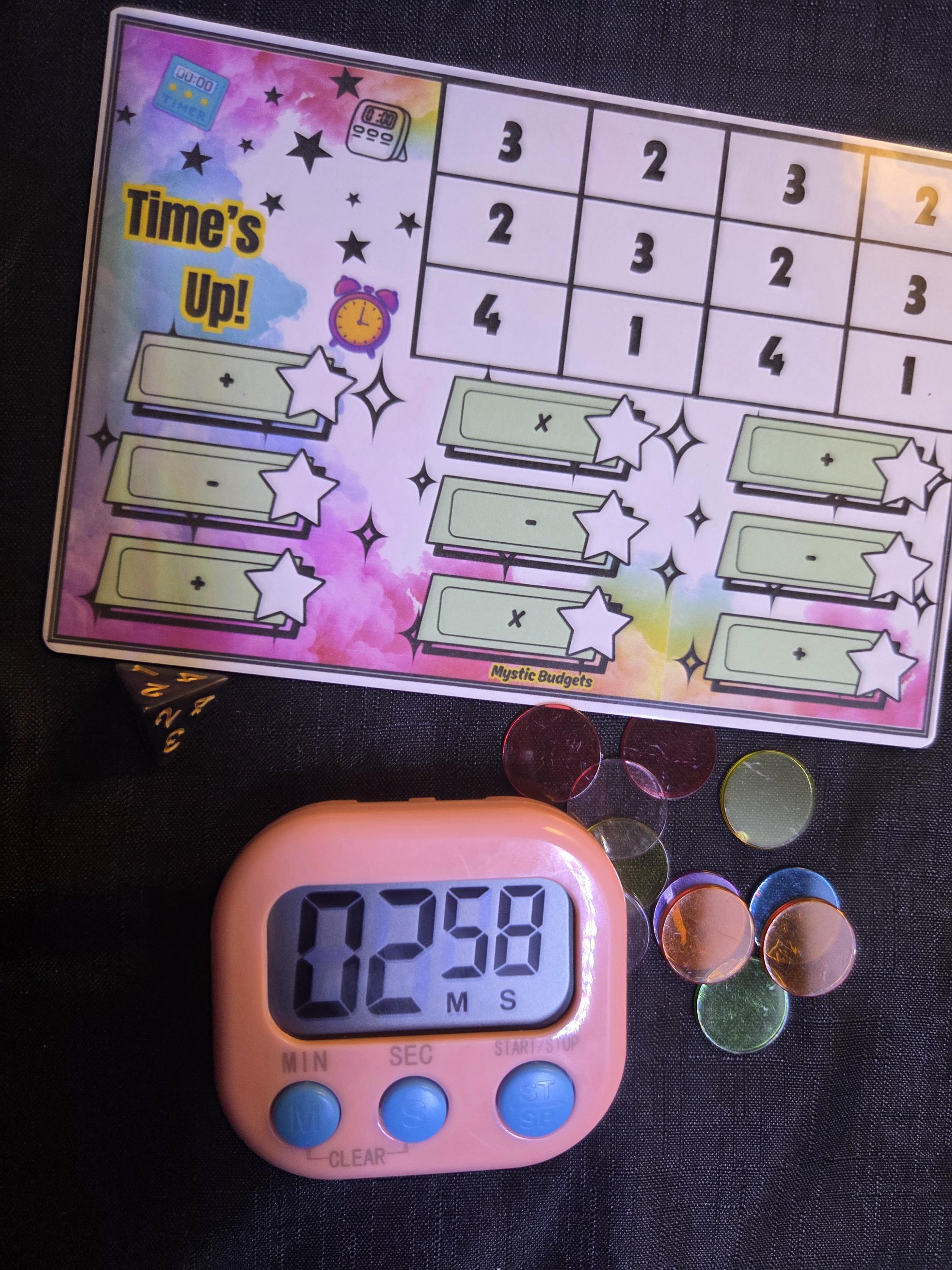 Timer Activity Challenge Times up Savings Challenge, Timer Challenge, High Money Saver - Etsy