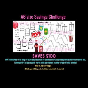 Soda Pop savings challenge