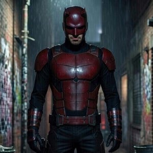 Conjunto de disfraz de armadura NYC DEVIL DOOD