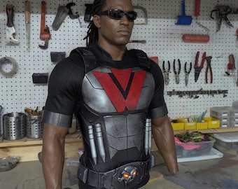 VAMPIRE RIVAL Vest and Light Up Belt Set (Men or Womens / Any Colors)