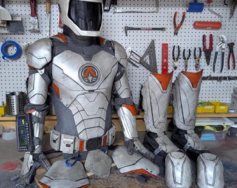 V5 SCI-FI SPACESUIT Armor with Helmet (Any Colors, Mens or Womens)