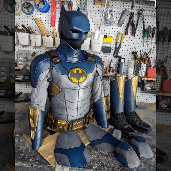 Batman Suit Batman Belt Costume Body Armor Batman Leg Armor BLUE
