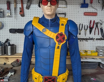 Armadura de ojos láser V1 con arnés - Cualquier color - (Masculino o Femenino)