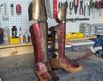 WONDER LADY Leg Armor / Boot Cover (Any Colors)