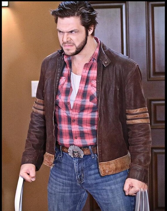 Wolverine Jacket Replica, Used, Genuine Leather - Size L