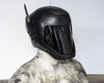 Casco espacial de ciencia ficción con antena CUALQUIER COLOR/ESTILO