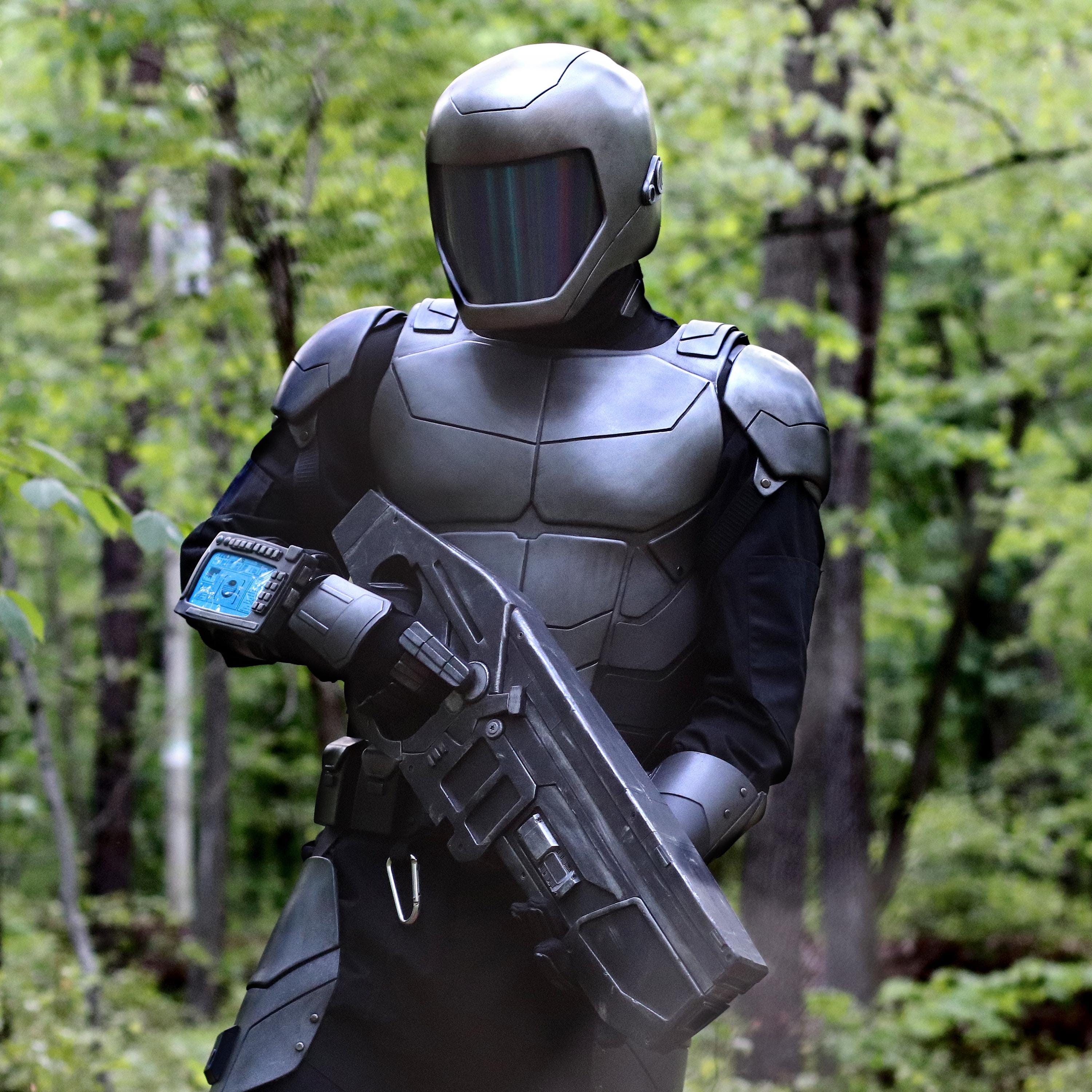ARMADURA ESPACIAL SCIFI V1 com capacete (qualquer cor, masculino ou feminino)