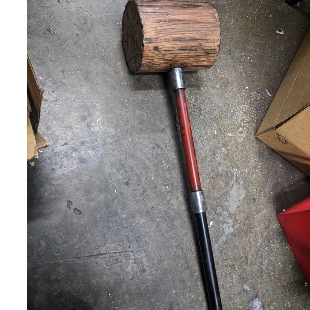 Giant Clown Hammer Prop