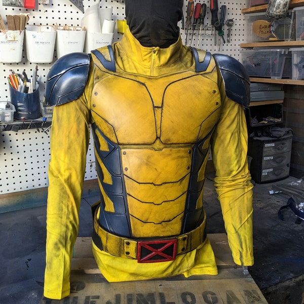 CLAW MAN Vest, Shoulders, Belt Armor Set for Costume Cosplay (Any Color!)