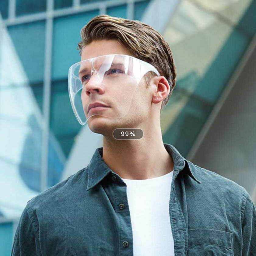 face shield like sunglasses