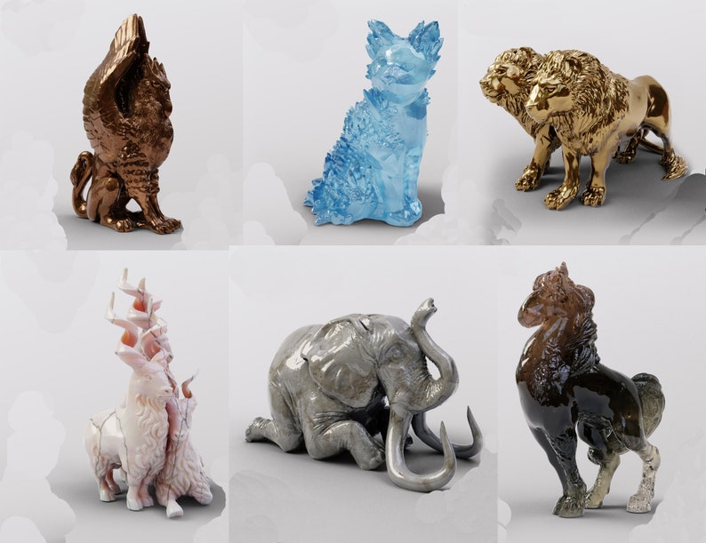 3D STL Pack Figurine of Wondrous Power Best Files Etsy