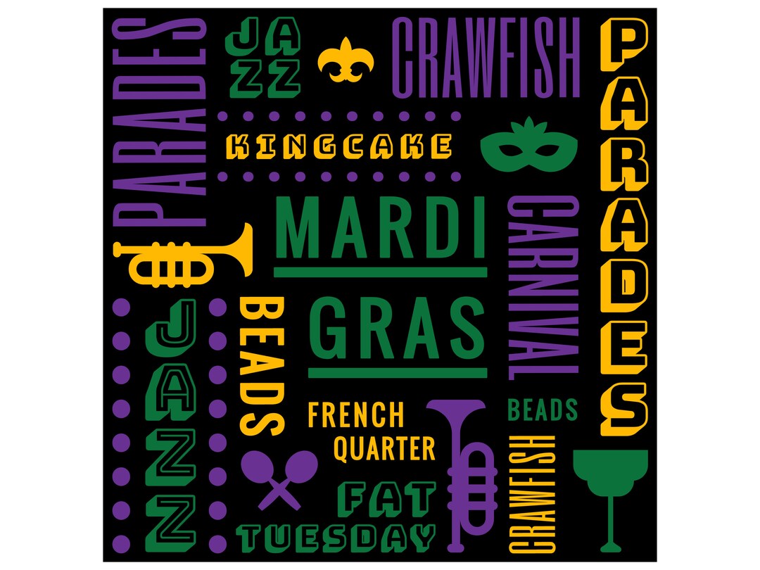 mardi gras subway art