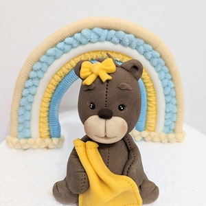 Torta a forma di orsetto con morbida coperta, orsetto, figura di orso