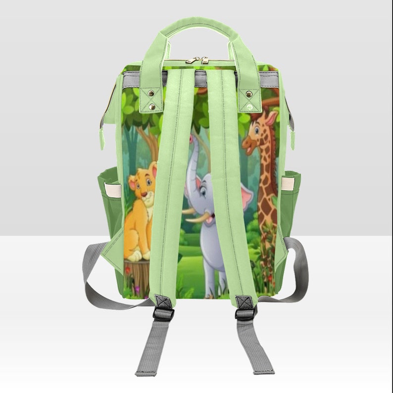 Custom Baby Boy Jungle Diaper Bag Personalized Diaper Bag Etsy