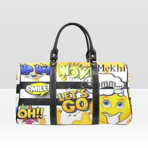 Duffle Bag, Custom Kids Overnight Duffle Bag Personalized Bag, Gift