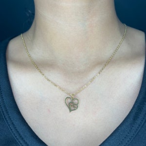 Mother&#39;s Day Stainless Steel Pendant Necklace Lobster Heart Mom 15.7&quot; 1.5mm P49