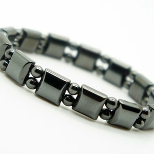 Magnetic Hematite Bracelet Energy Powerful Bead Elastic G4