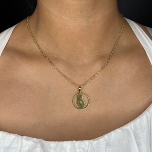 Stainless Steel Pendant Necklace Lobster Clasp Woman Silver 17.71&quot; 1.5mm P81
