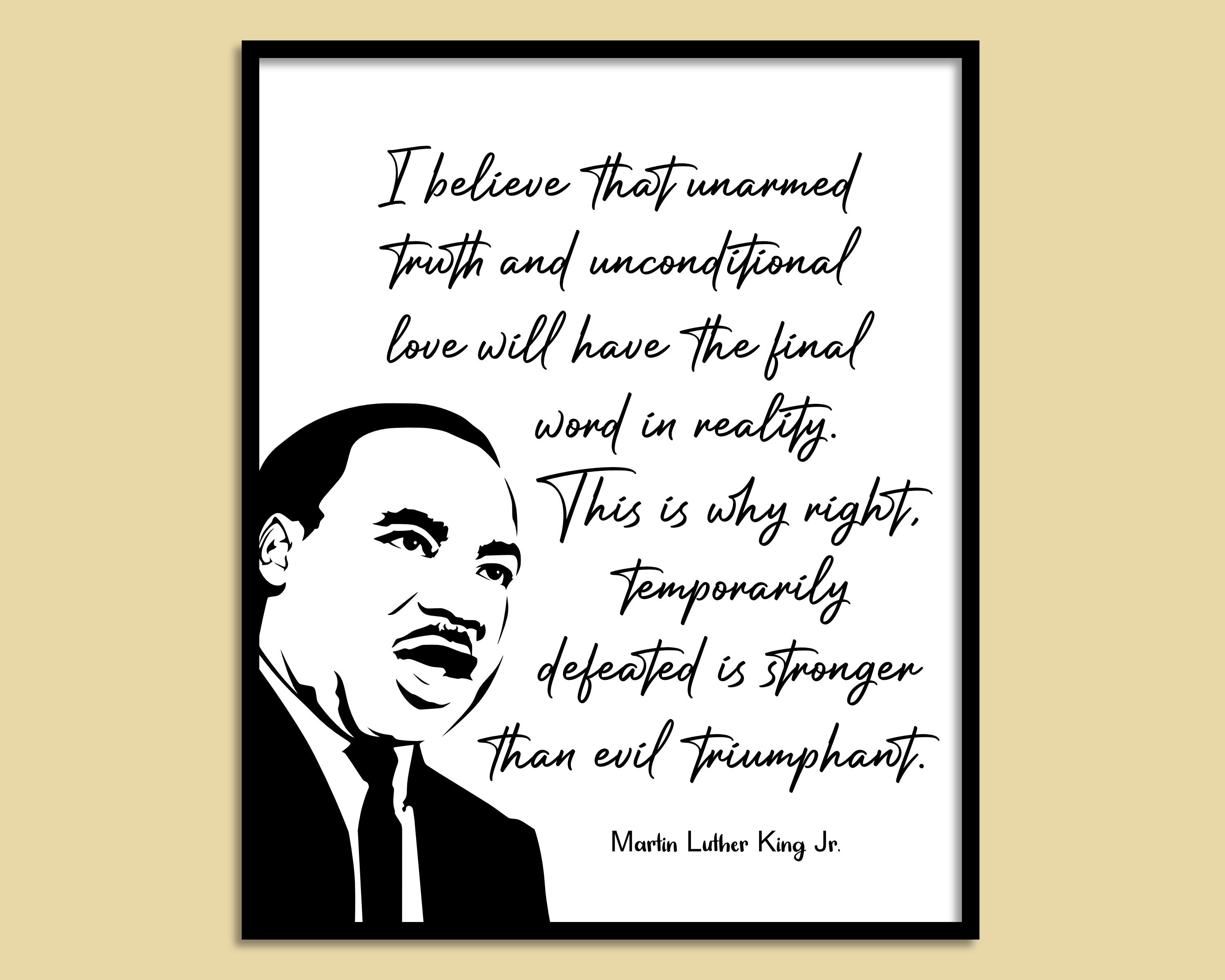 Martin Luther King Jr. Quote 2, Printable Wall Art, Inspirational Quote, Famous Quote, Home ...