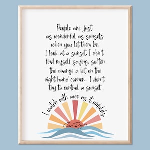 Carl Rogers Quote Printable Wall Art, Mental Health, Therapist Office Wall Decor, Counseling, Psychology Quote