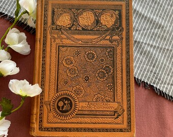 1885 Printing | A Brief History of the United States | Vintage Decor Book