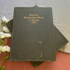 1918 Printing | Methods, Aids and Devices for Teachers | Vintage Book Set