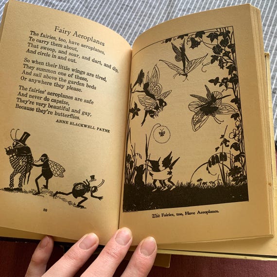 1930年代頃 | 子供向けイラスト入り詩集4冊 | ヴィンテージブック