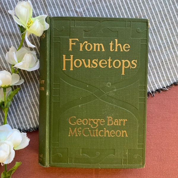 From the Housetops | Vintage Novel | Vintage Decor Book