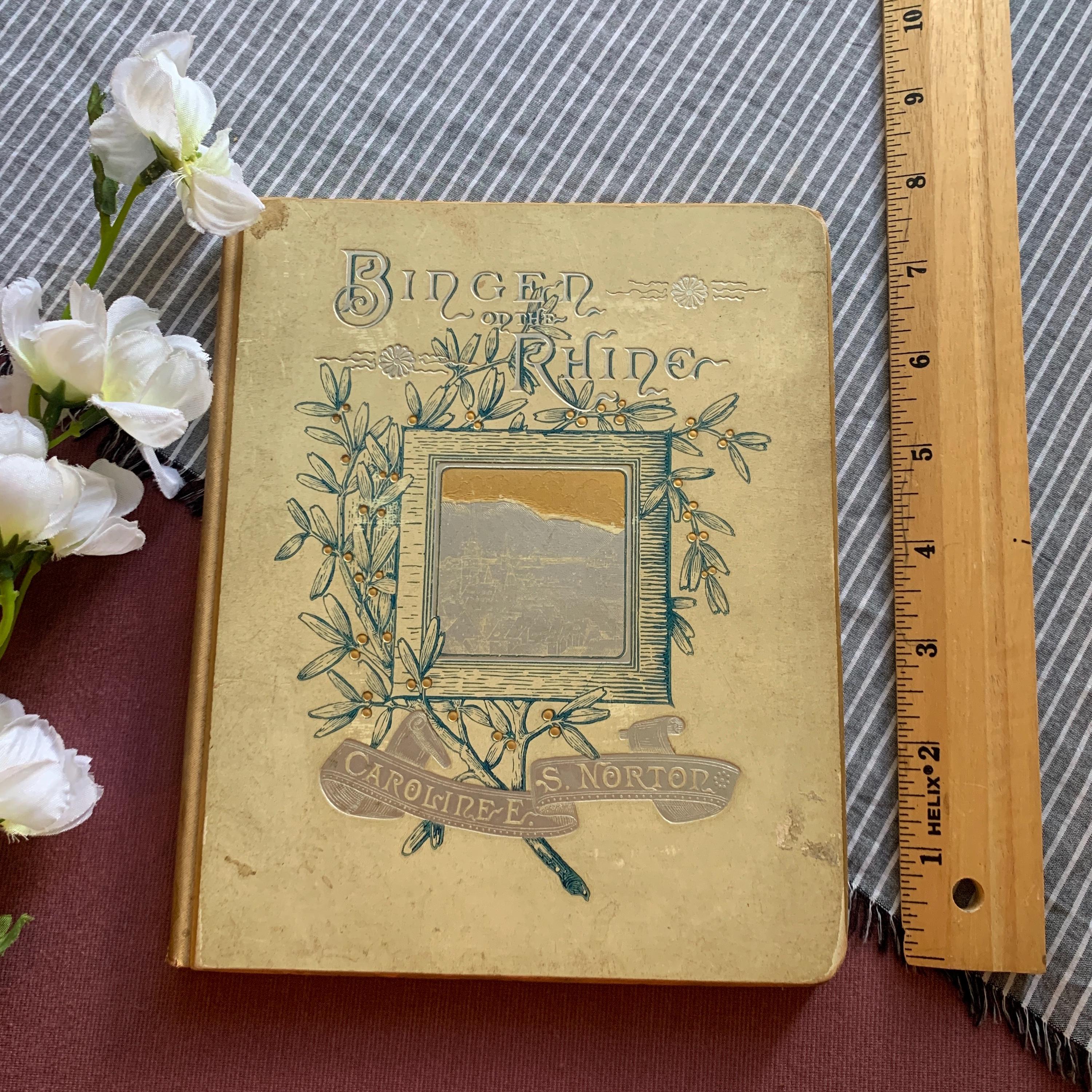 1883 Printing | Bingen on the Rhine | Vintage Poetry Book