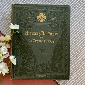 Histoire Politique de La Grande Guerre | Vintage Rare Book