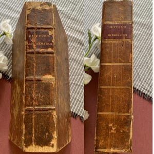 1822 Drukken | Hutton's cursus wiskunde | Vintage boekenset