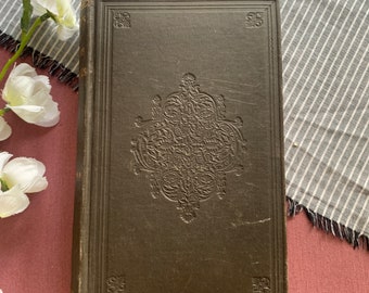 1856 Printing | Life, Explorations and Public Service of John Charles Fremont | Vintage Decor Book