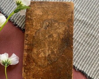 1839 Printing | The Young Citizen’s Manual | Second Edition | Vintage Leather Book